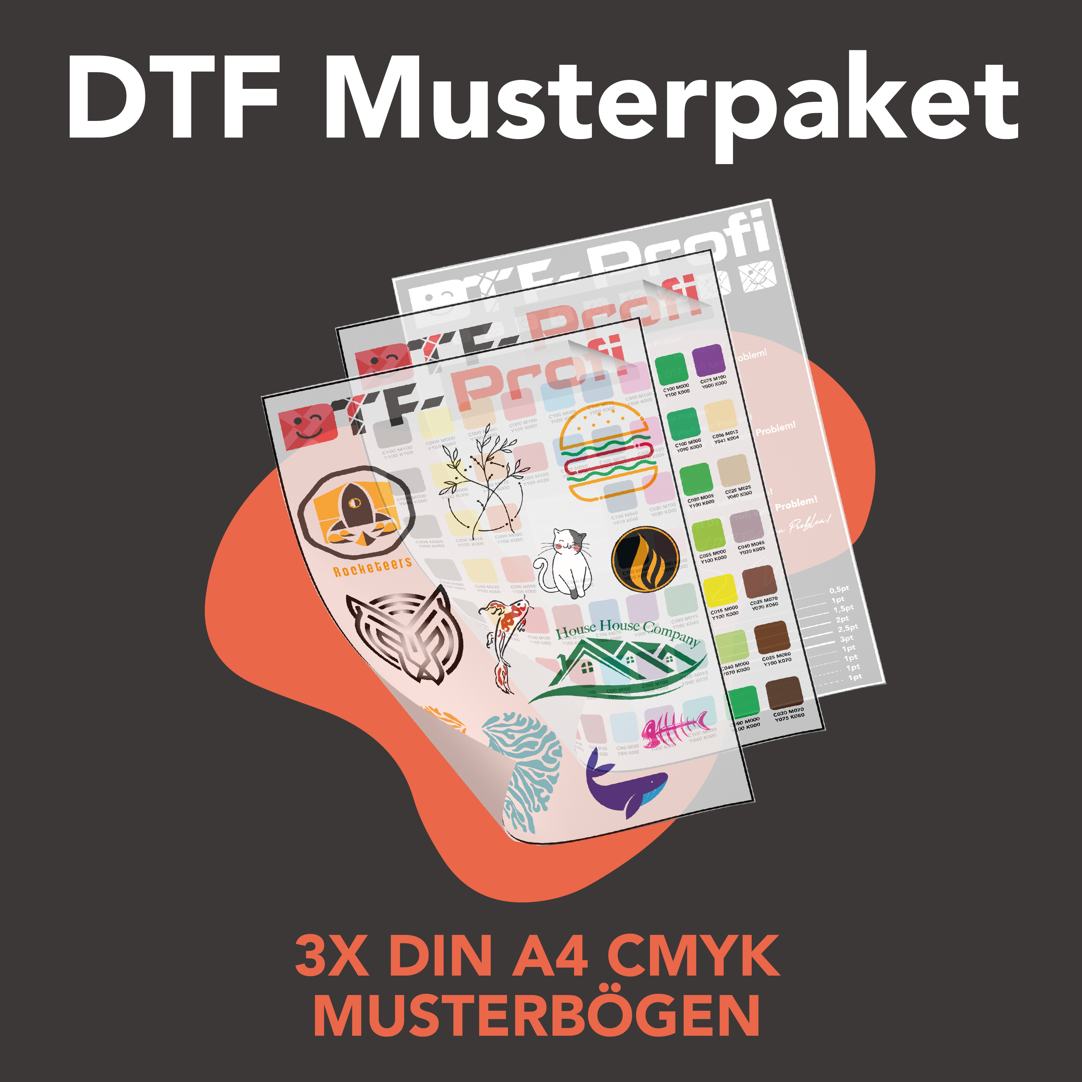 Musterpaket DTF Transfers