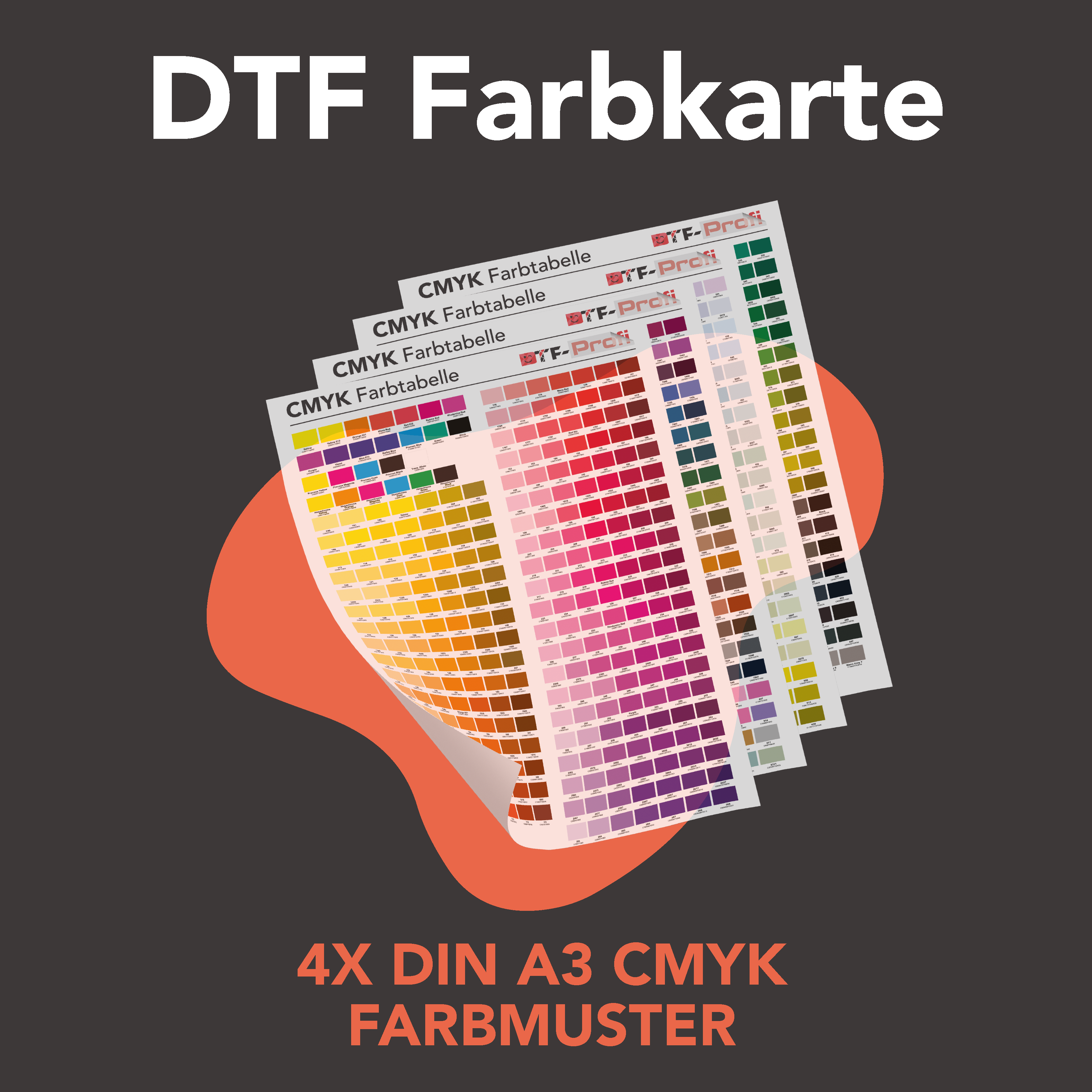 DTF Farbkarte CMYK